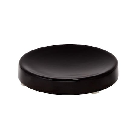 Interdesign InterDesign Eco Vanity Black Ceramic Soap Dish 28217